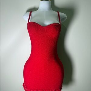 Fashion Nova Scarlet Lace Slip